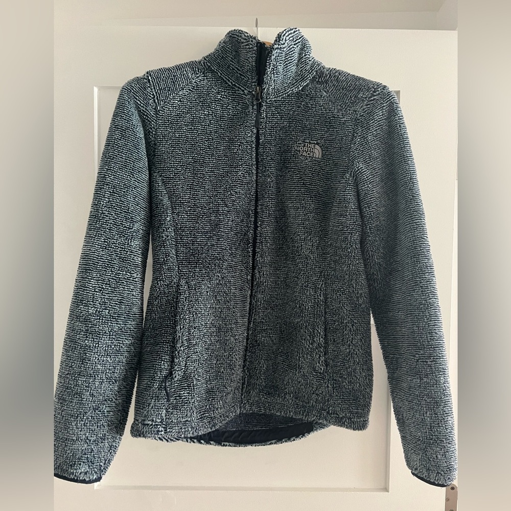The North Face Women’s Osito Full Zip Jacket/ urban navy and blue haze stripe